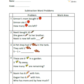 simple addition word problems