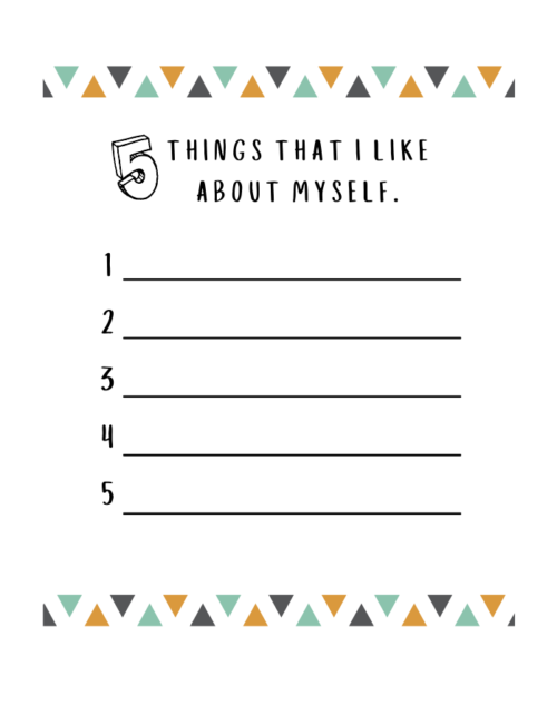 5 Things I Like About Myself - Teach On