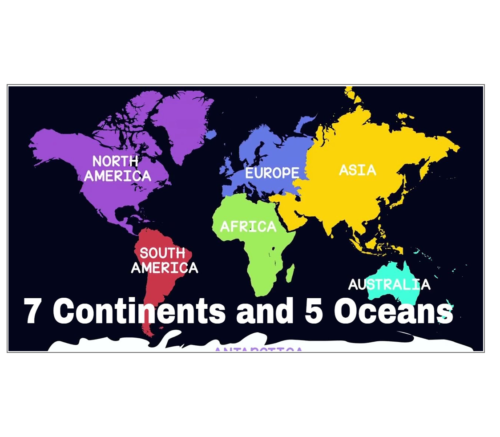 Continents and Oceans - Teach On